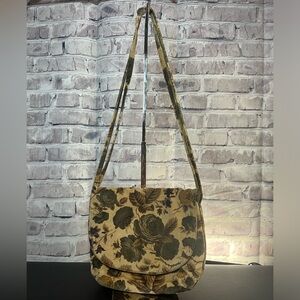 Vintage Carpet Bags of America Floral Shoulder Bag